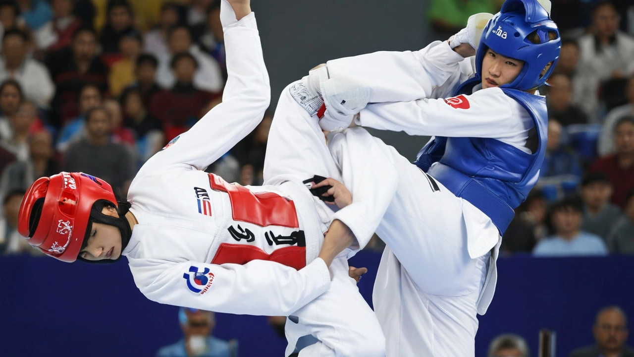 Maria Clara Enfrenta Derrota no Taekwondo, mas Ainda Luta por Medalha de Bronze