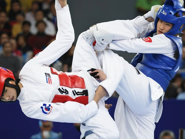 Maria Clara Enfrenta Derrota no Taekwondo, mas Ainda Luta por Medalha de Bronze