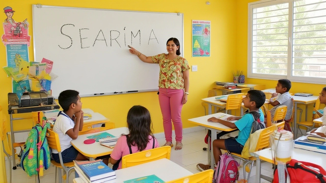 Reações de professores, pais e comércio